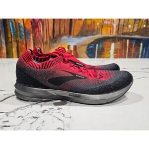 Brooks Levitate 2 Red Black DNA AMP Size 11 US Men's Running Shoes